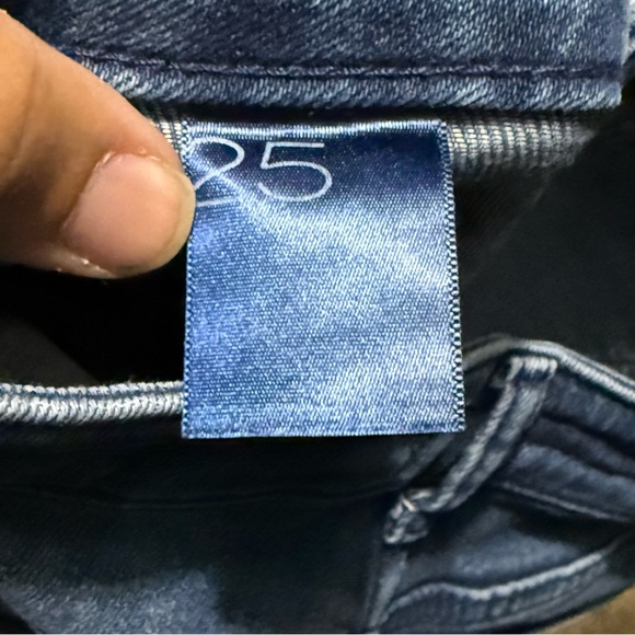 Pilcro The Icon Low Rise Flare Jeans Women's 25 Utility Pocket Stretch Denim - Picture 6 of 10